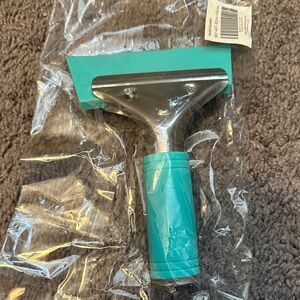 Chalk Couture Teal and Silver Squeegee
